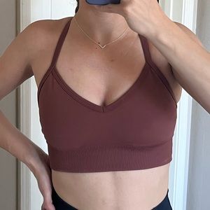 Lululemon long line ebb to street bra